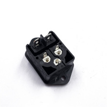 Universal Outlet Socket Panel Mount  Factory Direct 2.5A250V 2pins AC Power Socket And Inlet Socket